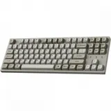 Классическая TKL (80%) механическая клавиатура Keychron C1 Pro 8K - проводное подключение, частота опроса 8K, 87 клавиш, ANSI, с поддержкой QMK/VIA, корпус из ABS пластика, Tray Mount, цвет Retro, п