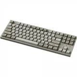 Классическая TKL (80%) механическая клавиатура Keychron C1 Pro 8K - проводное подключение, частота опроса 8K, 87 клавиш, ANSI, с поддержкой QMK/VIA, корпус из ABS пластика, Tray Mount, цвет Retro, п