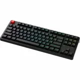 Классическая TKL (80%) механическая клавиатура Keychron C3 Pro 8K - проводное подключение, частота опроса 8K, 87 клавиш, ANSI, с поддержкой QMK/VIA, корпус из ABS пластика, Gasket Mount, цвет Black,