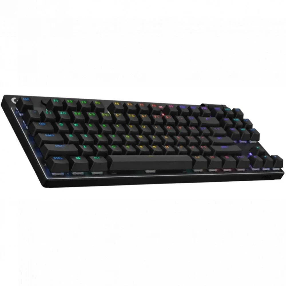 Клавиатура Logitech G PRO X TKL,mechanical, Tactile switch, 95 keys EN/RU, 2.4 GHz/BT/Cable, Black 920-012136