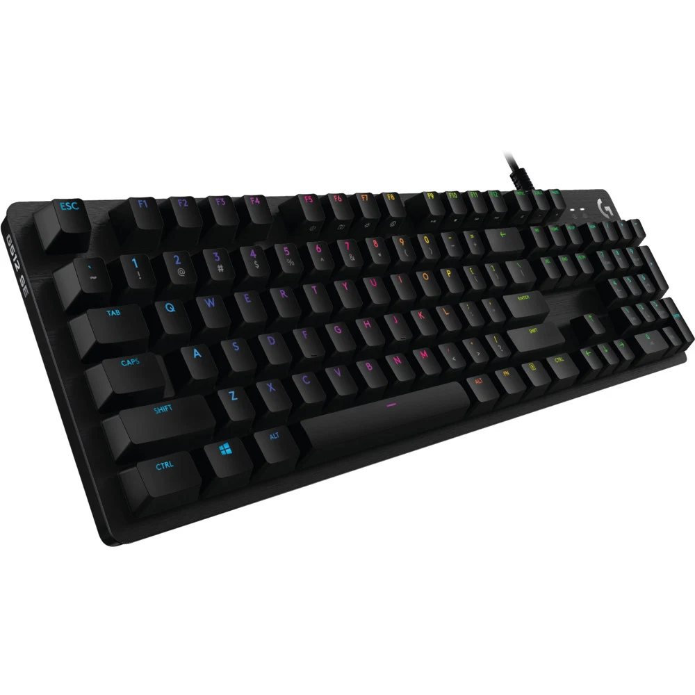 Клавиатура игровая Logitech G512 CARBON LIGHTSYNC RGB Mechanical Gaming Keyboard with GX Brown switches-CARBON-RUS-USB-N/A-INTNL-TACTILE (M/N: Y-U0034)