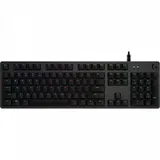 Клавиатура игровая Logitech G512 CARBON LIGHTSYNC RGB Mechanical Gaming Keyboard with GX Brown switches-CARBON-RUS-USB-N/A-INTNL-TACTILE (M/N: Y-U0034)