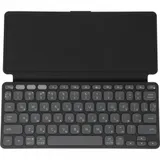 Клавиатура Logitech Keys-To-Go графитовый/черный USB беспроводная BT slim Multimedia для ноутбука (920-012999)