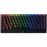 Клавиатура, Razer, BlackWidow V3 Mini HyperSpeed, RZ03-03891600-R3R1, Игровая, Механические переключатели Razer, Подсветка клавиш 16.8 млн цветов, Программируемые клавиши, USB, Анг/Рус, Чёрный