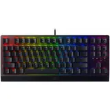 Клавиатура, Razer, BlackWidow V3 Tenkeyless, RZ03-03490700-R3R1, Игровая, Компактная, Механические переключатели Razer Green, Подсветка клавиш 16.8 млн цветов, Программируемые клавиши, USB, Размер: