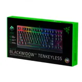 Клавиатура, Razer, BlackWidow V3 Tenkeyless, RZ03-03490700-R3R1, Игровая, Компактная, Механические переключатели Razer Green, Подсветка клавиш 16.8 млн цветов, Программируемые клавиши, USB, Размер: