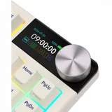 Классическая TKL) (без цифрового блока - 80%) механическая клавиатура Royal Kludge RK S85 - 3 типа подключения (Bluetooth радиоканал 2,4 ГГц провод), 85 клавиш, цвет Horizon Blue, переключатели RK C