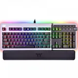 Клавиатура, Thermaltake, Argent K5 Cherry MX (Silver Switch), GKB-KB5-SSSRUS-01, Игровая, Механические клавиши, Подсветка RGB, USB, Размер: 465*161*46 мм., Анг/Рус, Серый