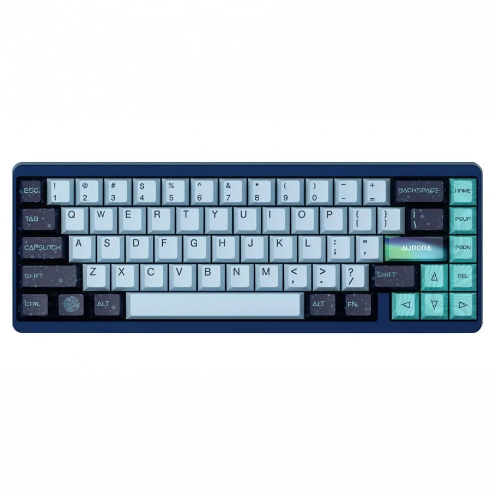 Клавиатура Varmilo Aurora Muse 65, Blue, Wired, Gaming, Gateron Varmilo Magnet White, USB