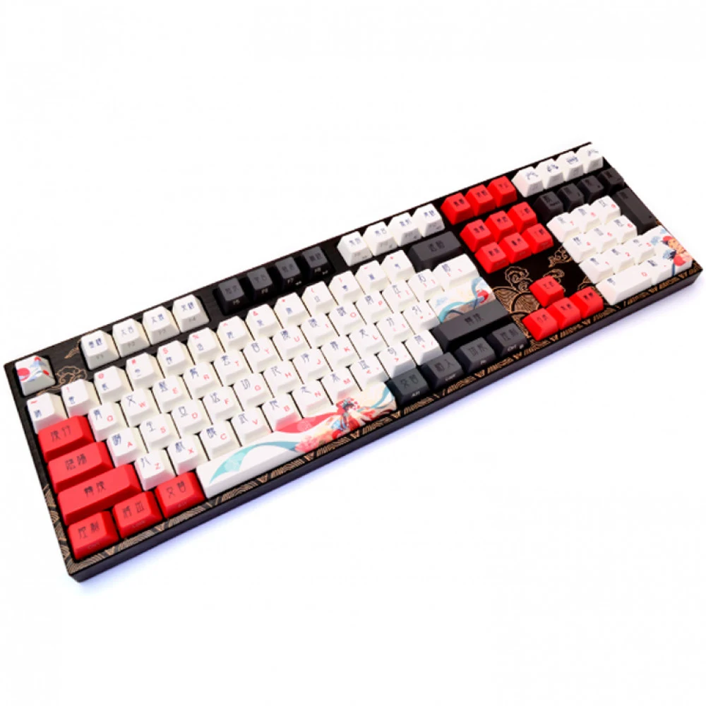 Клавиатура, Varmilo, Beijing Opera V2, VEA108, Cherry MX Brown, A26A028D3A0A06A025, 108 клавиш, Механическая, 442*137*36мм, Англ/Рус, Черный