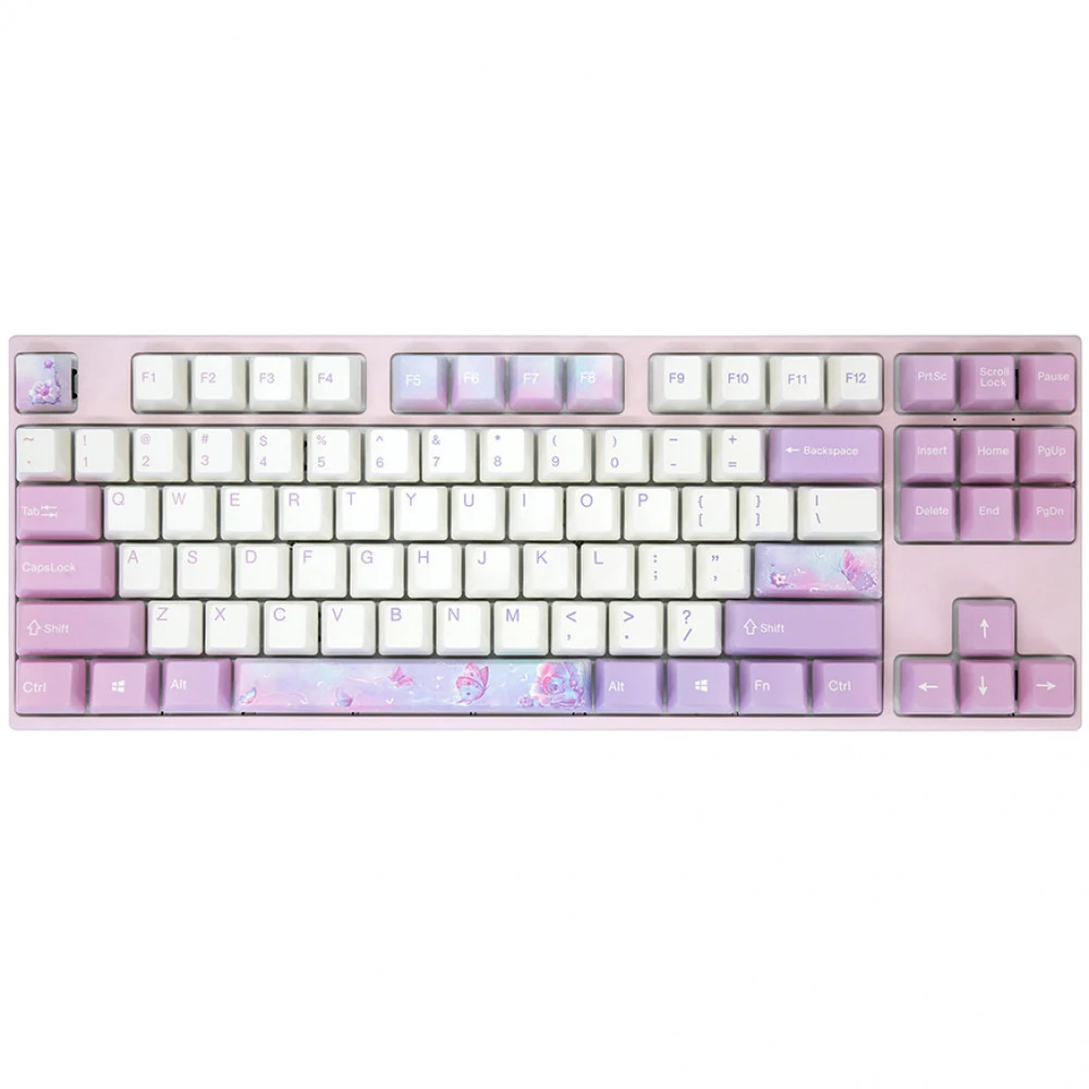 Клавиатура, Varmilo, Dreams on Board VEM108, A36A030A9A3A06A028, Varmilo EC V2 Sakura, 108 клавиш, Механическая, Подсветка - Белая, Hot-Swap - Нет, Проводная, Type-C, 503*209*63мм, Англ/Рус, Розовый