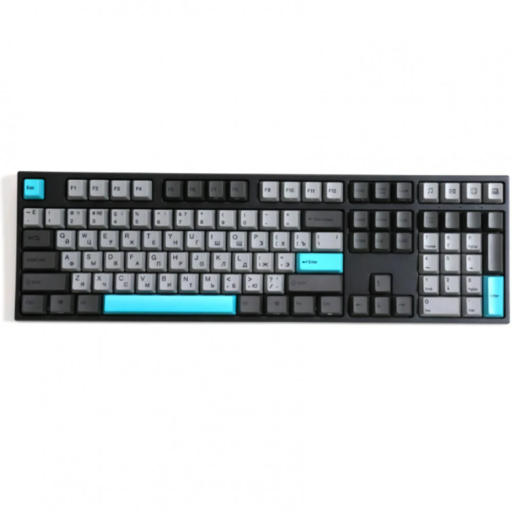 Клавиатура, Varmilo, Moonlight VPM108, A53A023A9A3A06A007, Varmilo EC V2 Sakura, 108 клавиш, Механическая, Подсветка - RGB, Hot-Swap - нет, Проводная, Type-C, 505*215*65мм, Англ/Рус, Черный