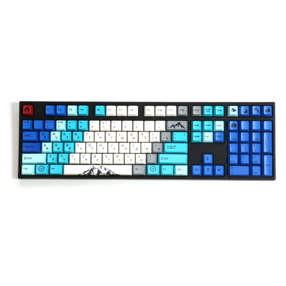 Клавиатура, Varmilo, Summit R1 VPG108, A61A050D4A5A06A007, Cherry Mx Red, 108 клавиш, Механическая, Подсветка - RGB, Hot-Swap - Да, Проводная, Type-C, 505*215*65мм, Англ/Рус, Черный