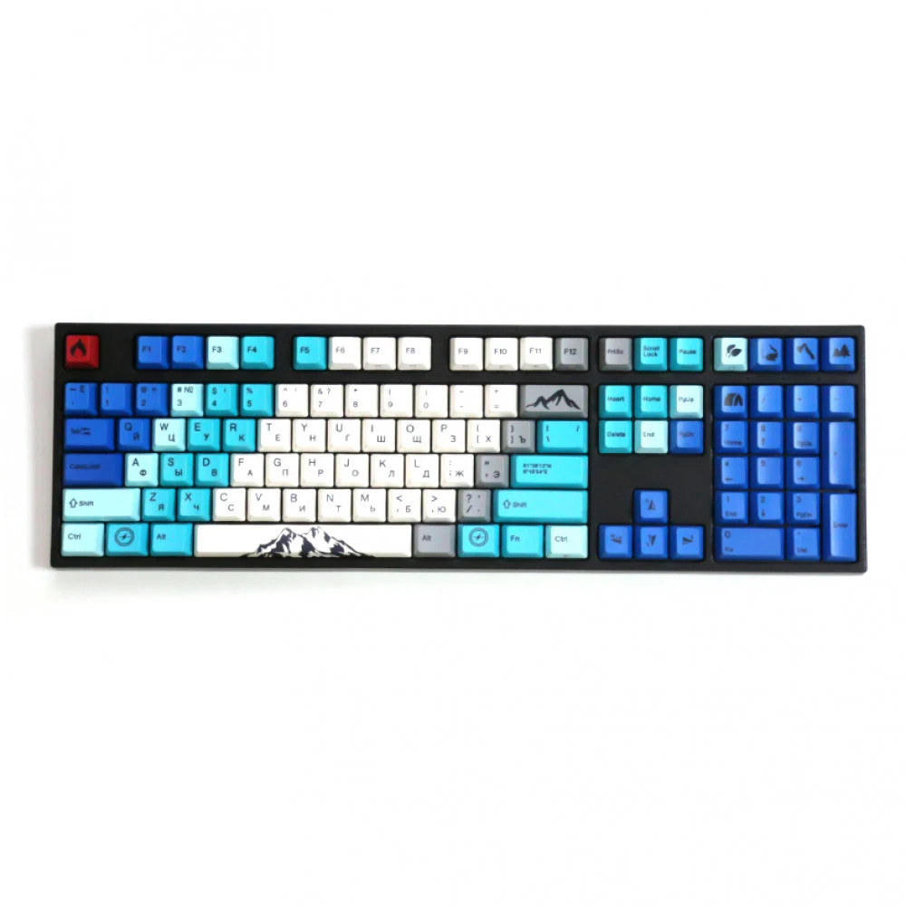 Клавиатура, Varmilo, Summit R1 VPT108, A70A050D3A5A06A007, Cherry Mx Brown, 108 клавиш, Механическая, Подсветка - RGB, Hot-Swap - Да, Проводная/Bluetooth/2.4G, Type-C, 505*215*65мм, Англ/Рус, Черный