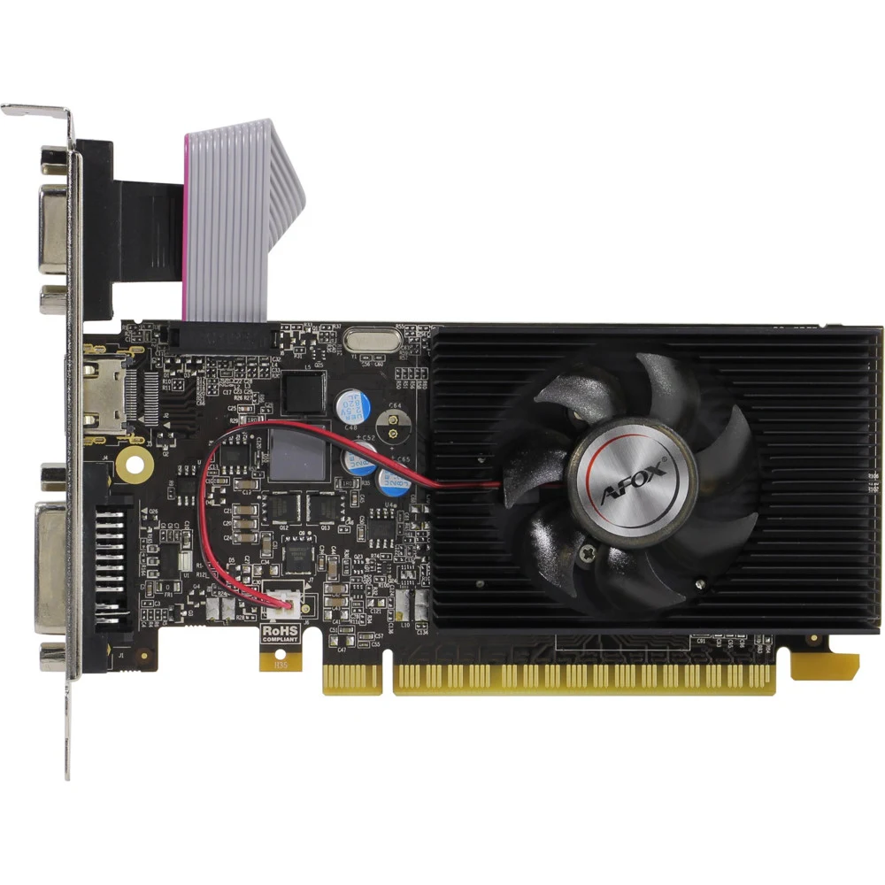 Видеокарта Afox PCI-E AF730-4096D3L6 NVIDIA GeForce GT 730 4Gb 128bit GDDR3 700/1333 DVIx1 HDMIx1 CRTx1 HDCP Ret low profile [AF730-4096D3L6]