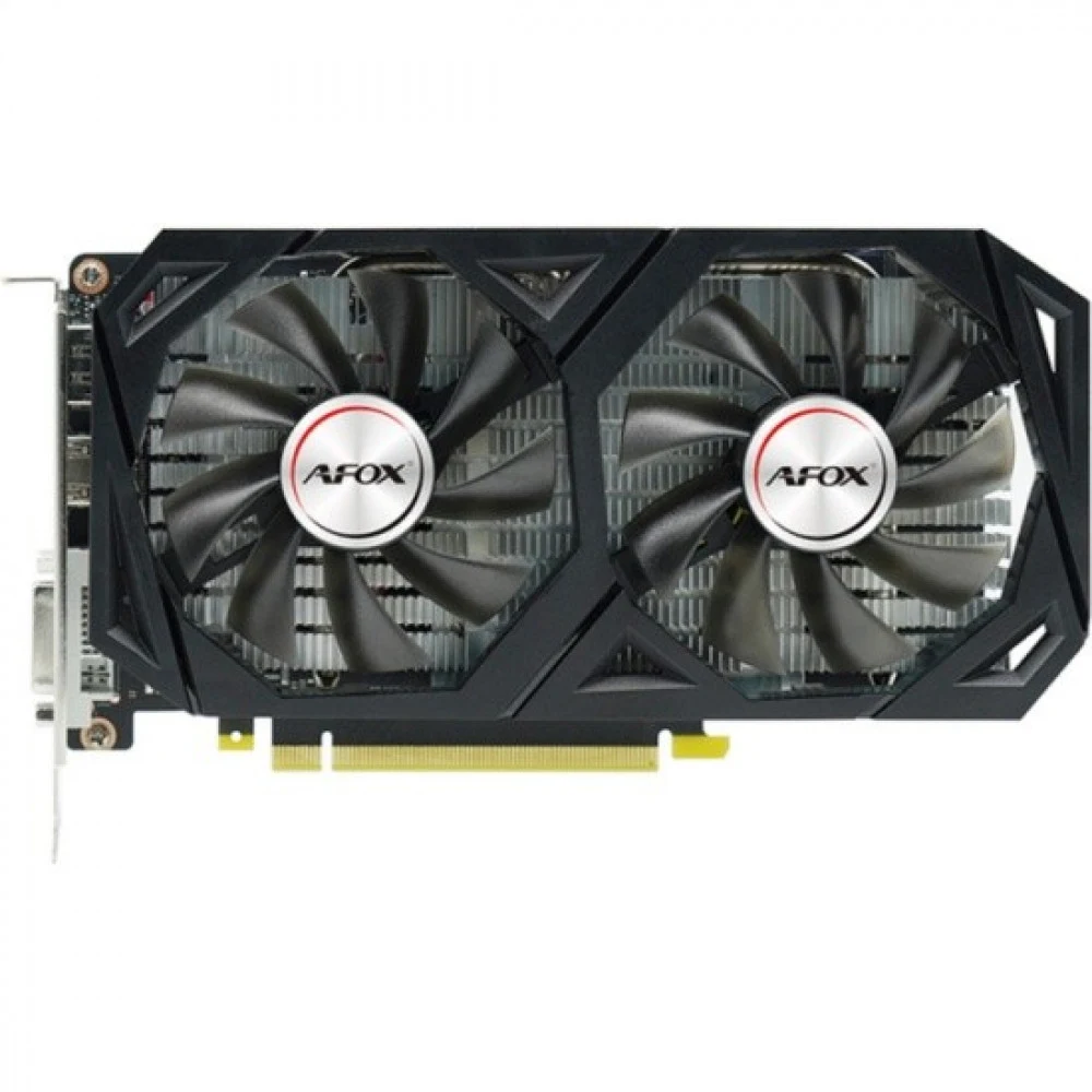 Видеокарта, AFOX, GTX1660 SUPER 6GB D6 Dual Fan (4897033786713), AF1660S-6144D6H7-V2, GDDR6, 192bit, DP, HDMI, DVI, 230*126*41 мм, Цветная коробка