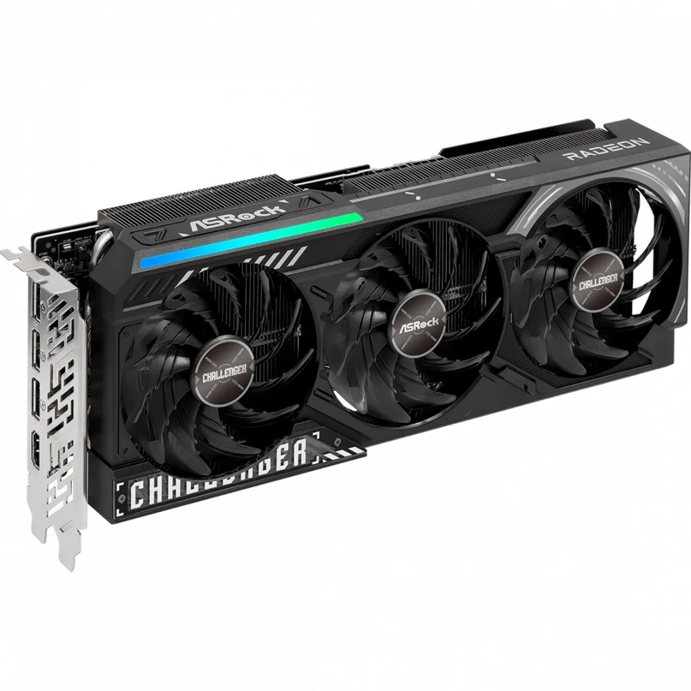 Видеокарта Asrock PCI-E 5.0 RX9070XT CL 16G AMD Radeon RX 9070XT 16Gb 256bit GDDR6 2400/20000 HDMIx1 DPx3 HDCP Ret