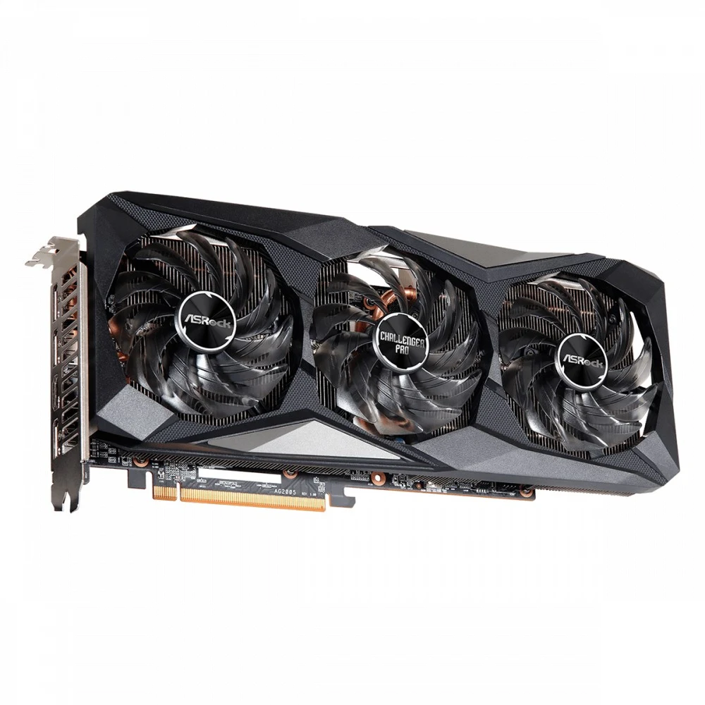 Asrock Video Card AMD Radeon Phantom Gaming RX6700XT CLP 12GO (RX6700XT, 2620/2375 MHz, 12GB 192-bit GDDR6, 1xHDMI, 3xDP 1.4, 2x8 pin, Recommended PSU 700W)