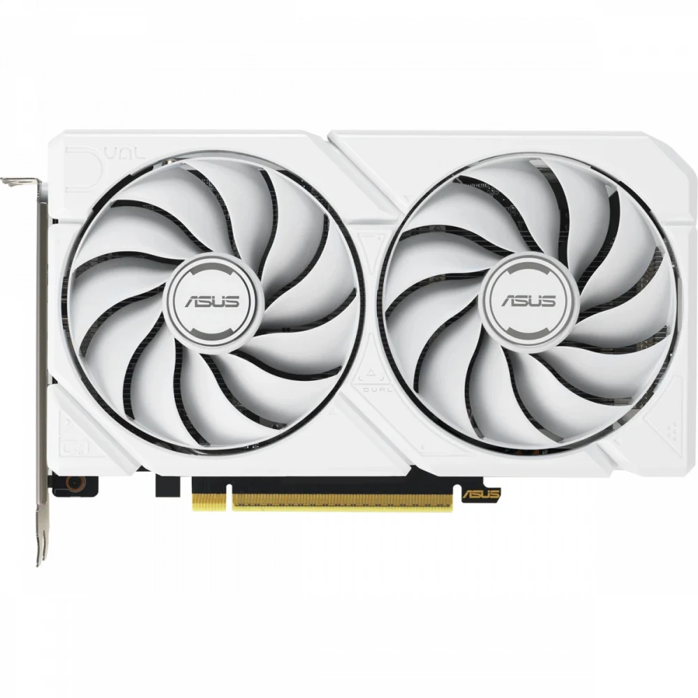 Видеокарта ASUS RX9060XT DUAL WHITE 16GB GDDR6 128bit 2xDP HDMI 2FAN RTL (DUAL-RX9060XT-16G-WHITE)