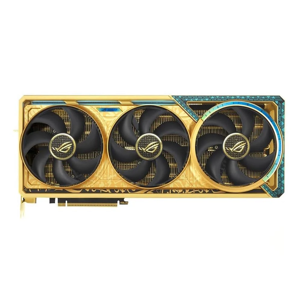 Видеокарта ASUS ROG-ASTRAL-RTX5080-O16G-DHAHAB-CORE, 16GB GDDR7, 256bit, 10752 Cuda Core, HDMI, DP, GOLDEN, BOX