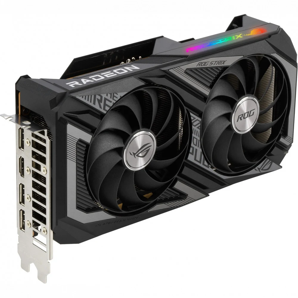 Видеокарта Asus PCI-E 4.0 ROG-STRIX-RX6600XT-O8G-GAMING AMD Radeon RX 6600XT 8192Mb 128 GDDR6 2428/16000 HDMIx1 DPx3 HDCP Ret