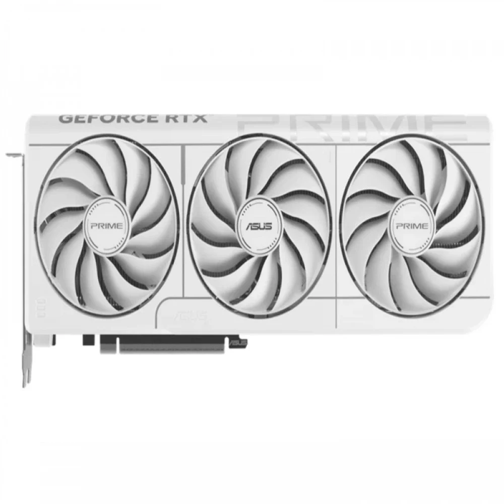 Видеокарта ASUS RTX5070 PRIME WHITE OC 12GB GDDR7 192bit 3xDP 1xHDMI 3FAN RTL (PRIME-RTX5070-O12G-WHITE)
