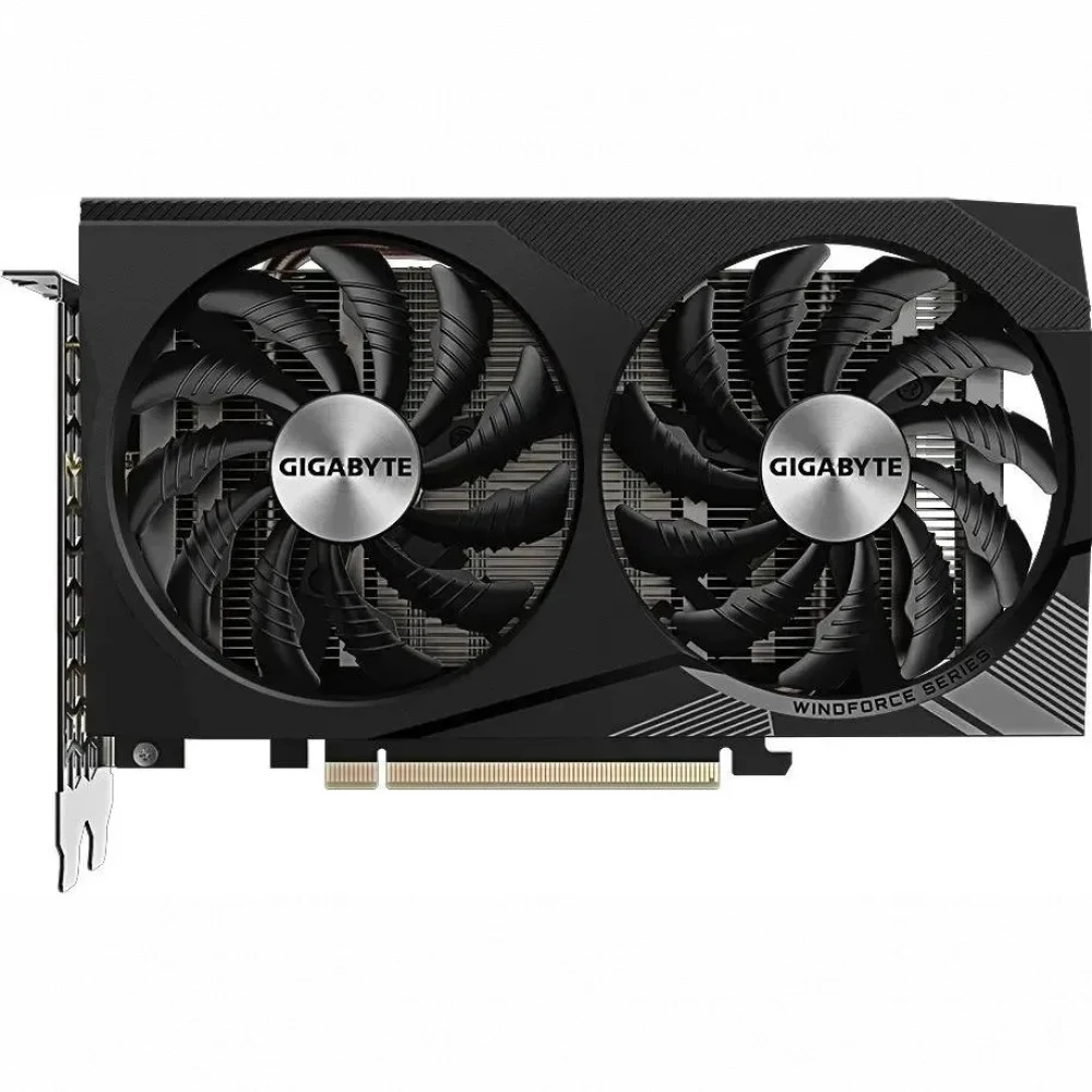Видеокарта, Gigabyte, RTX3050 WINDFORCE OC 8G (GV-N3050WF2OCV2-8GD) 4719331314798, GDDR6, 128bit, 2-HDMI, 2-DP, Windforce 2X Fan, 198.1*120.6*39 мм, Цветная коробка