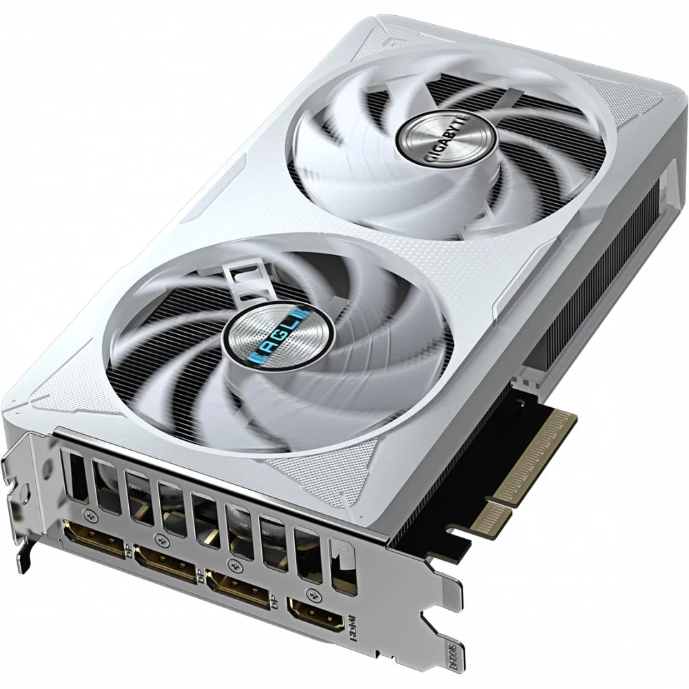 Видеокарта, Gigabyte, RTX5060 EAGLE OC ICE 8G (GV-N5060EAGLEOC ICE-8GD) 4719331356446, GDDR7, 128bit, 1-HDMI, 3-DP, Windforce 2X Fan, 208*120*40 мм, Цветная коробка
