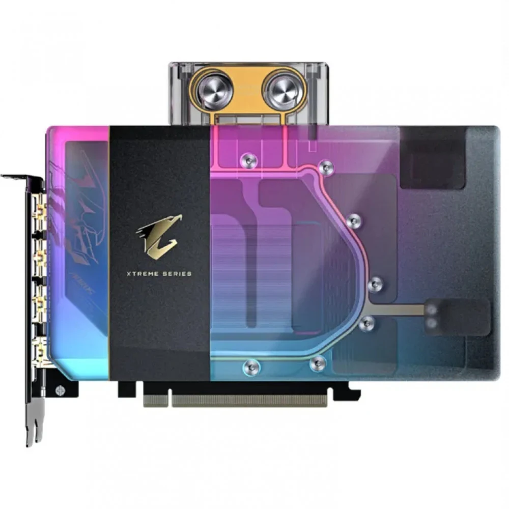 Видеокарта Gigabyte GV-N5080AORUSX WB-16GD, AORUS GeForce RTX 5080 XTREME WATERFORCE WB, 16Gb GDDR7, 256Bit, DP,HDMI,BOX