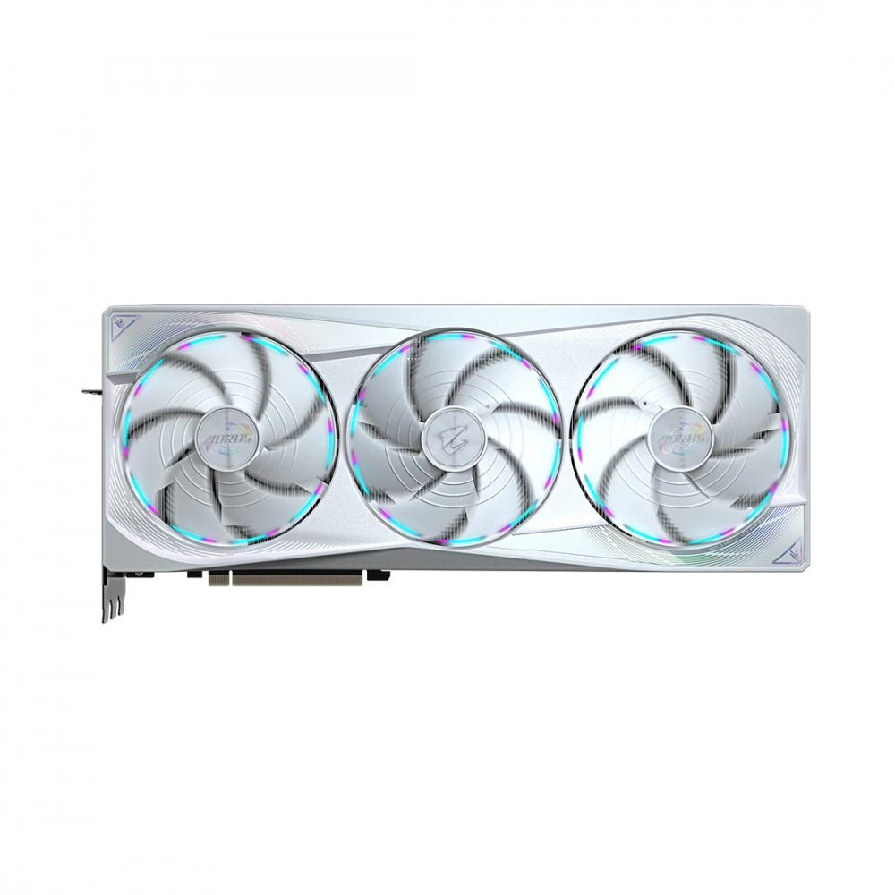 Видеокарта, Gigabyte, RTX5080 AORUS MASTER ICE 16G (GV-N5080AORUSM ICE-16GD) (4719331355692), GDDR7, 256bit, 1-HDMI, 3-DP, Windforce 3X Fan, 360*150*75 мм, Цветная коробка