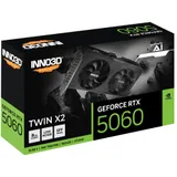 Видеокарта Inno3D GeForce RTX5060 TWIN X2, 8G GDDR7 128-bit HDMI 3xDP N50602-08D7-195071N