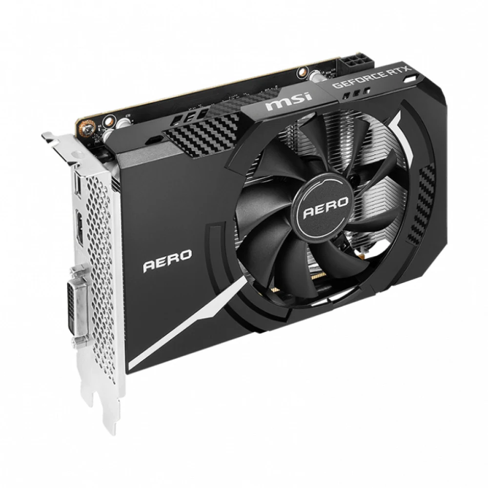 Видеокарта MSI PCI-E 4.0 RTX 3050 AERO ITX 8G OCV1 NVIDIA GeForce RTX 3050 8Gb 128bit GDDR6 1807/14000 DVIx1 HDMIx1 DPx1 HDCP Ret [RTX 3050 AERO ITX 8G OCV1]