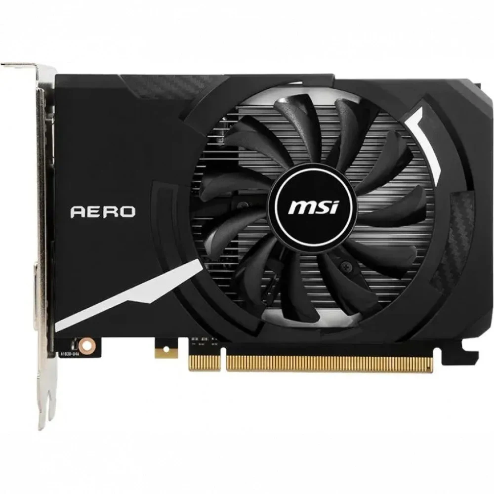 Видеокарта MSI PCI-E GT 1030 AERO ITX 4GD4 OC NVIDIA GeForce GT 1030 4Gb 64bit DDR4 2100/2100 HDMIx1 HDCP Ret [GT 1030 AERO ITX 4GD4 OC]