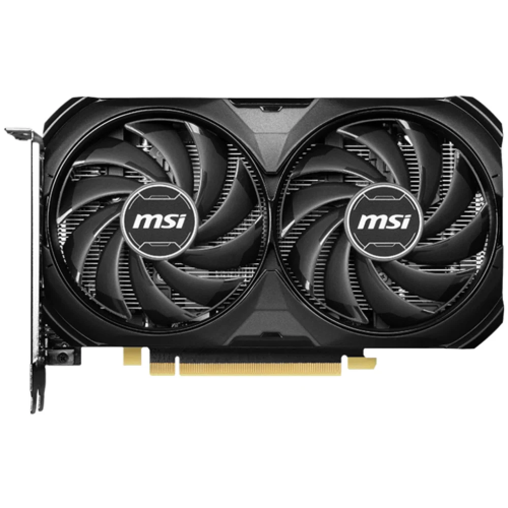 GF RTX4060Ti, MSI Ventus 2X Black OC, 2580MHz/18000MHz, 128bit, 8GB GDDR6, HDMI, 3xDP