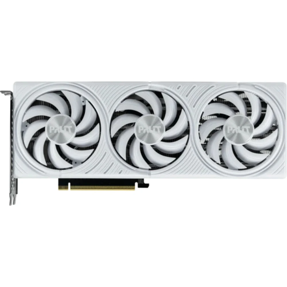 Видеокарта, PALIT, RTX5070 WHITE OC 12GB (4710562245295), (NE75070U19K9-GB2050W), GDDR7, 192bit, 3-DP, HDMI, 3xFan, 291.9*116.6*41.3 мм, Цветная коробка