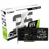 GeForce RTX3050, Palit RTX 3050 Dual OC, 1822MHz/14000MHz, 128bit, 8GB GDDR6, HDMI, 3xDP