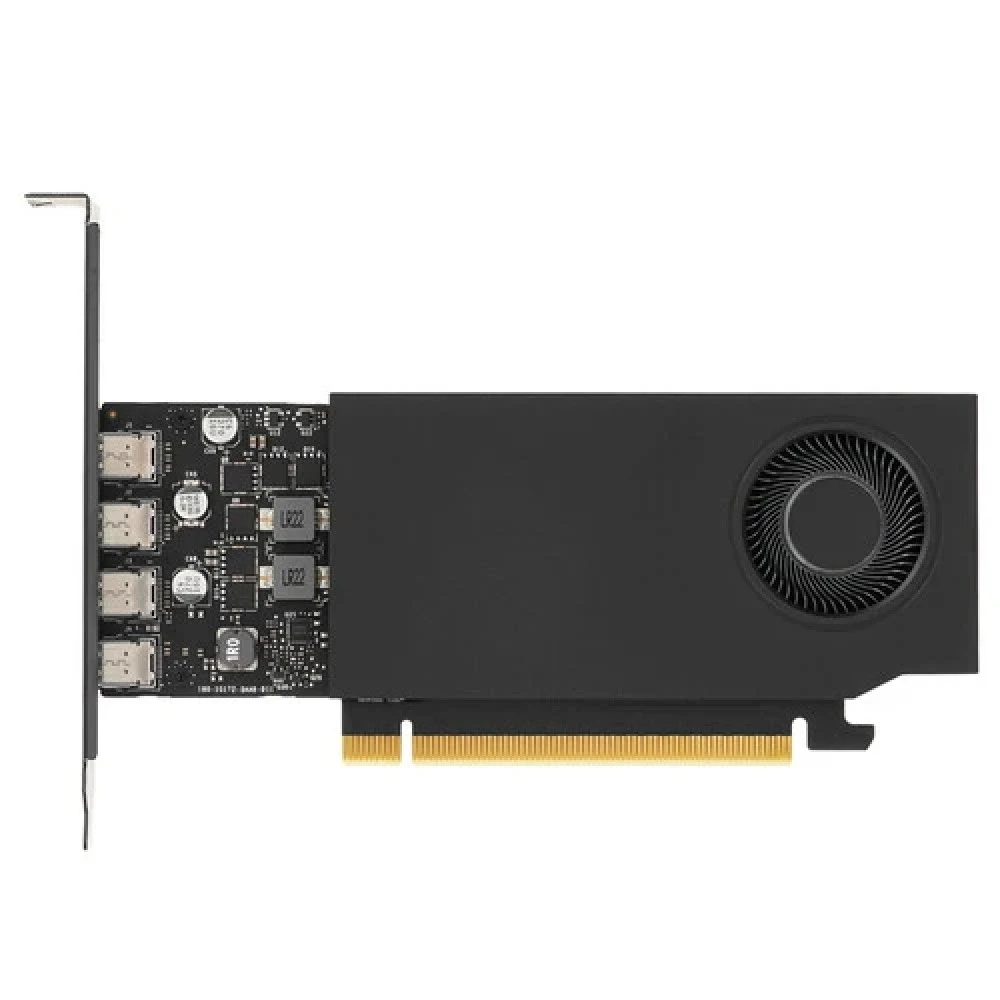 PNY NVIDIA A1000 8GB LowProfile OEM Version, PCI-Express 4.0 x16, LP, 8 GB GDDR6 128-bit, 4x Mini DP 1.4, 1x LP bracket