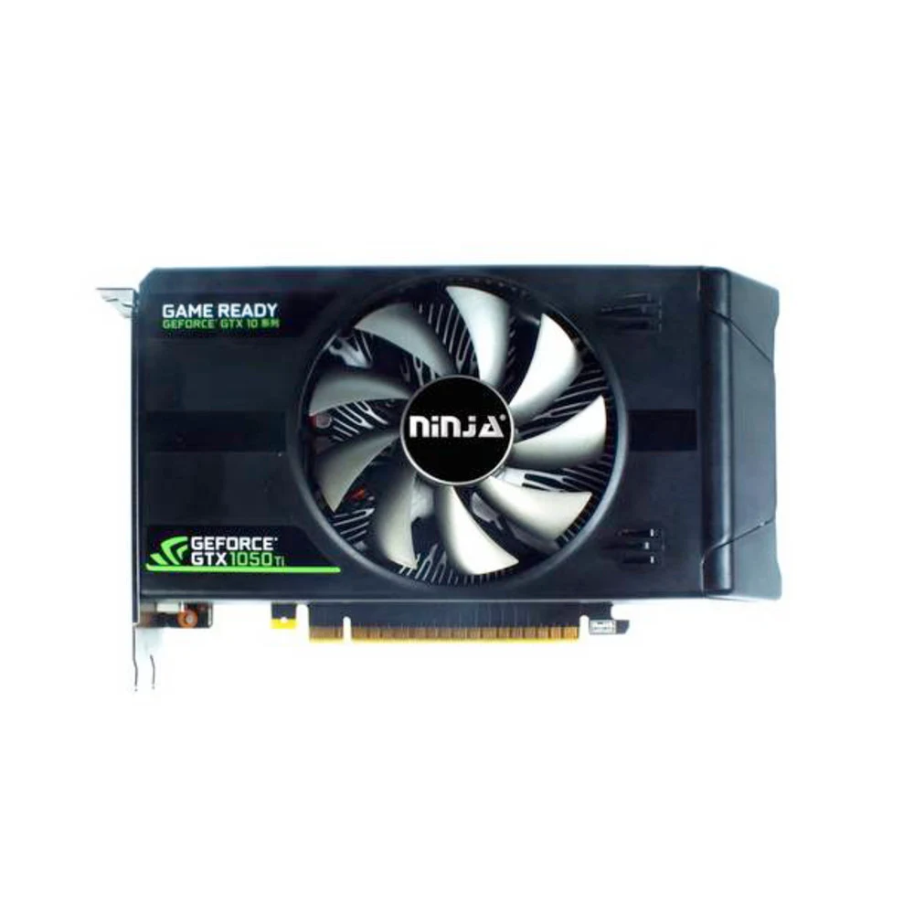 Ninja GTX1050Ti PCIE (768SP) 4G 128BIT GDDR5 (Dual Link DVI-D/HDMI/DP) (NK105TI45F) RTL {20}