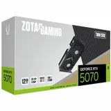 Видеокарта ZOTAC RTX 5070 TWIN EDGE, GDDR7, 192 bit, 2512 MHz, PCIe 5.0x16, HDMI, 3xDP, ZT-B50700E-10P
