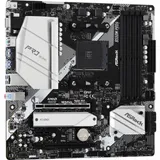B550M PRO4, Socket AM4, AMD B550, 4xDDR4-3200, D-SUB+HDMI+DP, 2xPCI-Ex16, 1xPCI-Ex1, 6xSATA3(RAID 0/1/10), 2xM.2, 8 Ch Audio, 1xGLan, (2+4)xUSB2.0, (5+4)xUSB3.2, (1+0)xUSB3.2 Type-C™, 1xPS/2, mATX,
