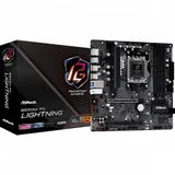 Материнская плата, ASRock, B650M PG LIGHTNING (4710483943829), AM5, B650, 4xDDR5 7200+(OC), 4xSATA3, 3xM.2 (1*PCIe Gen5x4, 1*PCIe Gen4x4, 1*PCIe Gen4x2), Raid, 1xHDMI, 1хDP, 2xPCI-Ex16, mATX