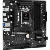 B760M PG LIGHTNING, Socket 1700, Intel®B760, 4xDDR5-4800, HDMI+DP, 2xPCI-Ex16, 1xPCI-Ex1, 4xSATA3(RAID 0/1/5/10), 2xM.2, 8 Ch Audio, GLan, (2+4)xUSB2.0, (3+2)xUSB3.2, (1+0)xUSB3.2 Type-C™, 1xPS/2, m
