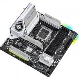 Материнская плата, ASRock, B760M STEEL LEGEND WIFI (4710483941795), LGA1700, iB760, 4xDDR5 3600/4000/4400/4800/7200+(OC), 4xSATA3, 3xM.2 (PCI-E 4.0x4), Raid, 1xDP, 1xHDMI, 1xPCI-Ex16, 1xPCI-Ex1, WiF