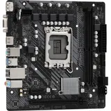 Материнская плата, ASRock, H610M-HDV (4710483936661), LGA1700, iH610, 2xDDR4 2666/2933/3200(OC)MHz, 4xSATA3, 1xD-Sub, 1xHDMI, 1xPCI-Ex16, 1xPCI-Ex1, mATX