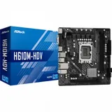 Материнская плата, ASRock, H610M-HDV (4710483936661), LGA1700, iH610, 2xDDR4 2666/2933/3200(OC)MHz, 4xSATA3, 1xD-Sub, 1xHDMI, 1xPCI-Ex16, 1xPCI-Ex1, mATX