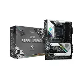 X570 STEEL LEGEND, Socket AM4, AMD X570, 4xDDR4-3200, HDMI+DP, 2xPCI-Ex16, 3xPCI-Ex1, 8xSATA3(RAID 0/1/10), 3xM.2, 8 Ch Audio, GLan, (0+4)xUSB2.0, (7+4)xUSB3.2, (1+0)xUSB3.2 Type-C™, 1xPS/2, ATX, RT
