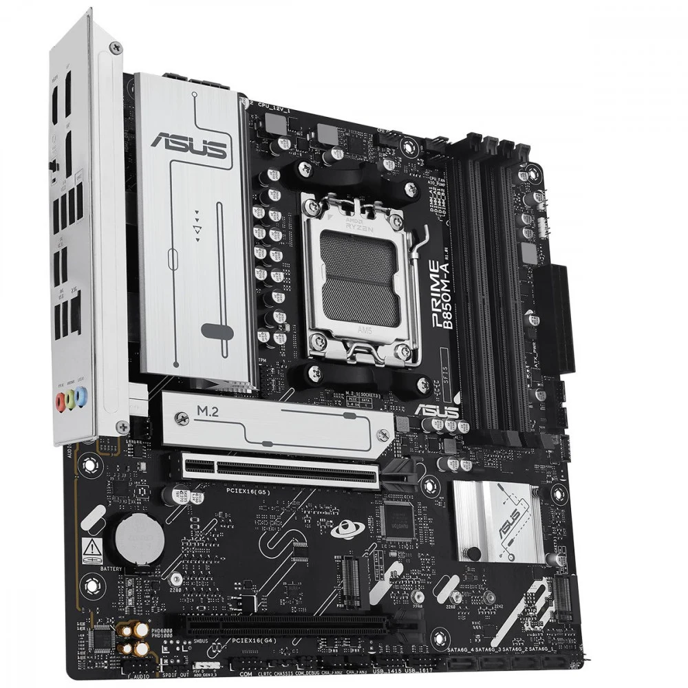 Материнская плата ASUS PRIME B850M-A-CSM AM5 mATX 4xDDR5 2xPCIEx16 3xM.2 2xDP HDMI 2.5GLAN
