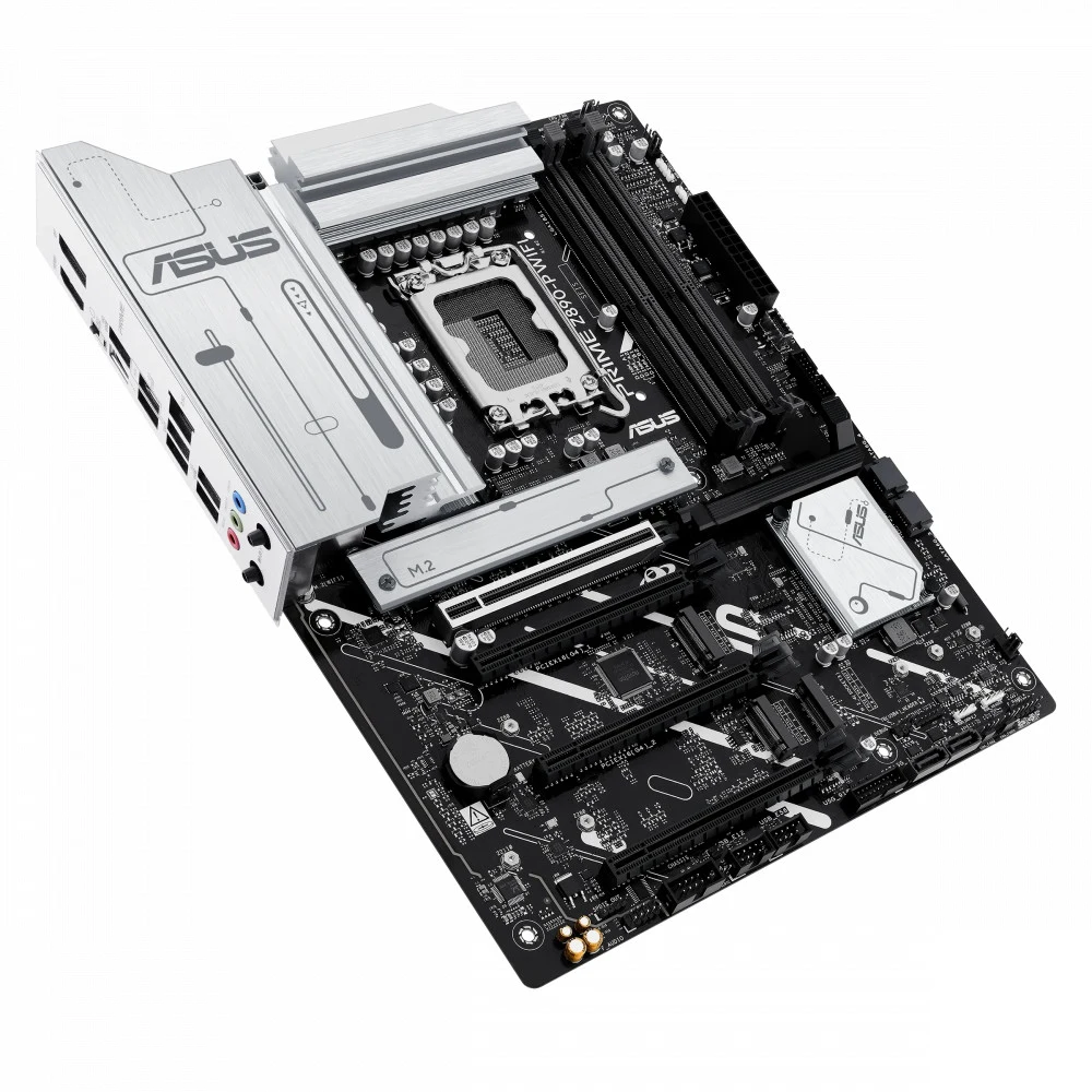 ASUS PRIME Z890-P WIFI (Socket 1851, ATX, 4xDDR5(256GB), DP/HDMI/USB Type-C, 1xPCIe 5.0x16/3xPCIe 4.0x16, 1xLAN (2.5GbE), Wi-Fi 7, BT5.4, 4xSATA 6Gb/s, 4xM.2, 1xThunderbolt 4 , 7xUSB )