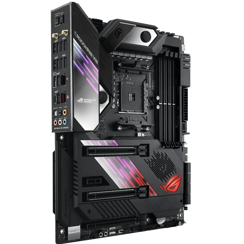 ASUS ROG CROSSHAIR VIII FORMULA, Socket AM4, X570, 4*DDR4, SLI+CrossFireX, SATA3 + RAID, Audio, Gb LAN, USB 3.2*21, USB 2.0*4, ATX 90MB10Z0-M0EAY0