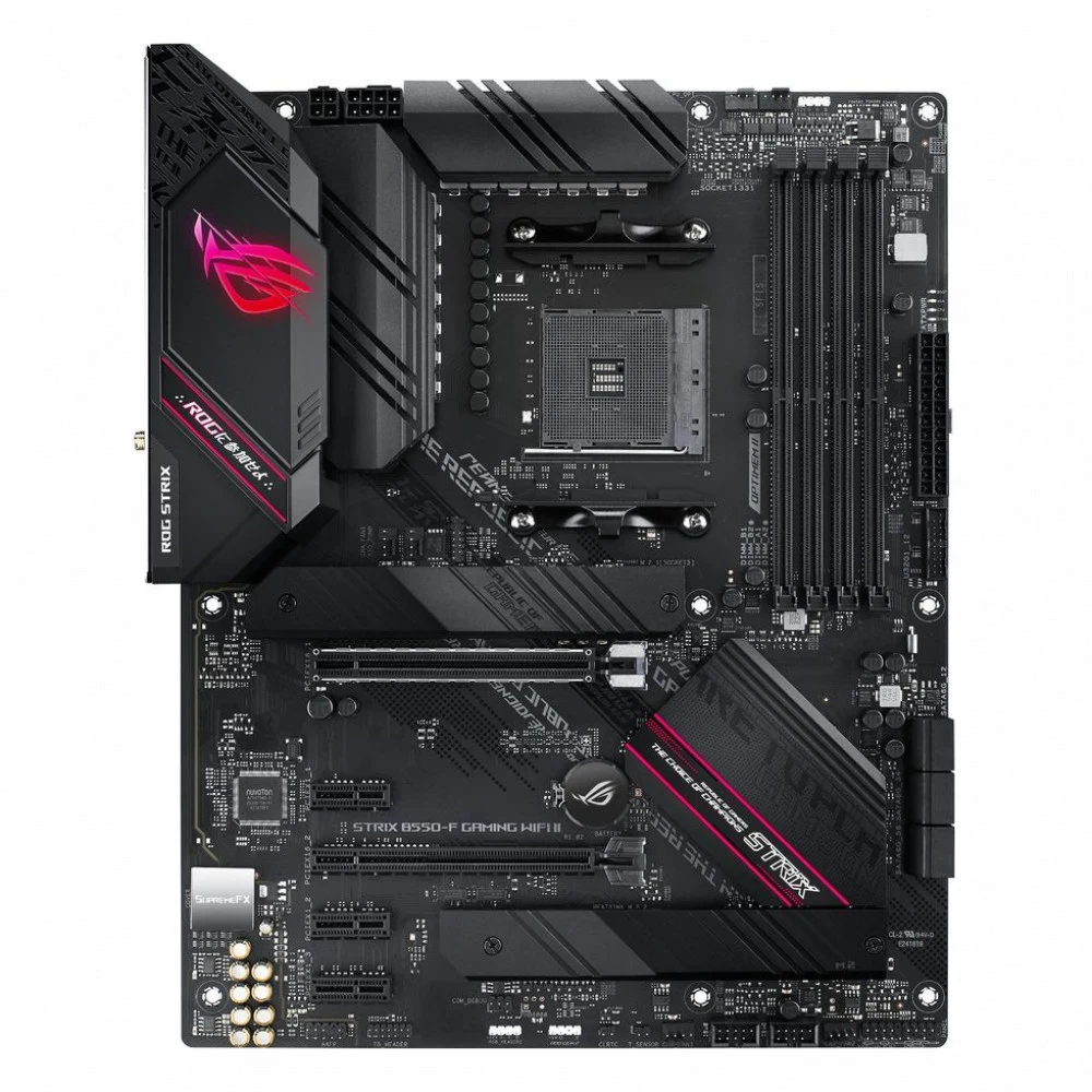 Материнская плата ASUS ROG STRIX B550-F GAMING WIFI II Soc-AM4 AMD B550 4xDDR4 ATX AC`97 8ch(7.1) 2.5Gg RAID+HDMI+DP [ROG STRIX B550-F GAMING WIFI I]